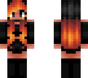fire burning on the dancefloor - black outfit