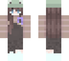 frog girl aesthetic w/ ribbon