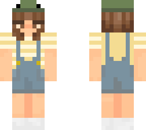 frog hat and overalls