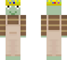 frog with techno crown