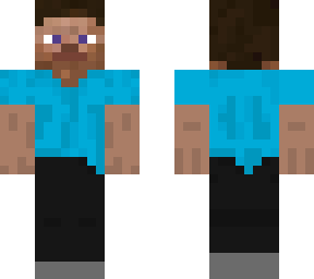 light blue steve