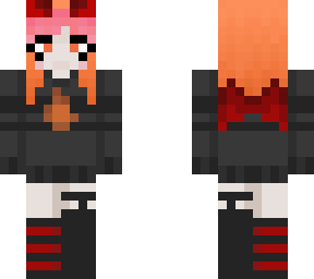 orange hair demon girl