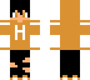 orange hoodie boy