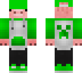 pig wearing cap