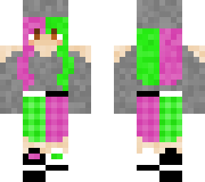 pink and green