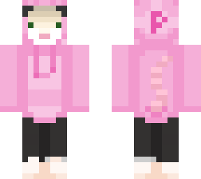 pink hoodie