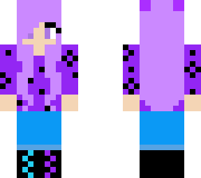purple cat girl