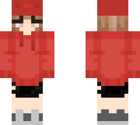 red axolotl girl skin