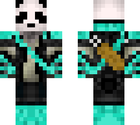 skin de panda  celeste (la verdadera skin es del creador noobysplayer)