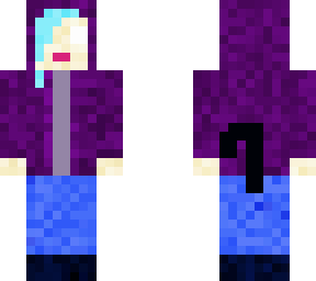 skin with hood on
