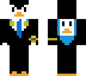 super penguin in tux
