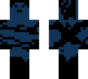 The blue black man | Minecraft Skin