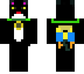 tuxedo house kitty with bag of inventory and a jetpack!!!