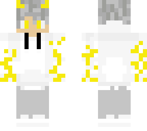 white hoodie