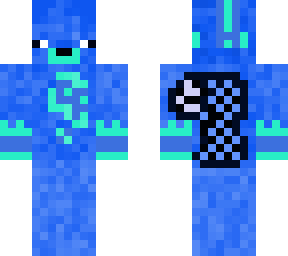aqua fox but with a tail