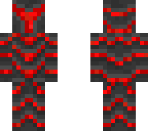black and red knight