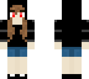 black hoodie girl