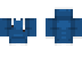 blue hoodie