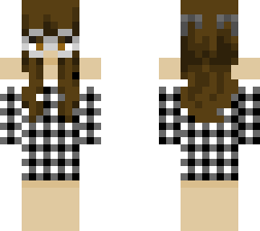 checker dress and glasses
