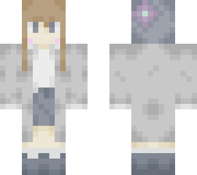 cute girl skin with coat and hat
