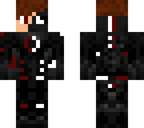 dark red and white cyborg