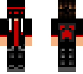 firebrain with a black and red mask