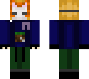 fox mask (techno ribbon & minecraft logo) 2