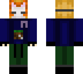 fox mask (techno ribbon & minecraft logo) 3