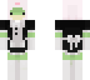 frog in a maid outfit
