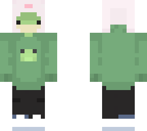 frog w/ green frog sweater