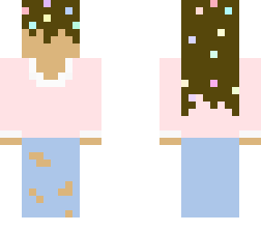 girl with rainbow hair :dd