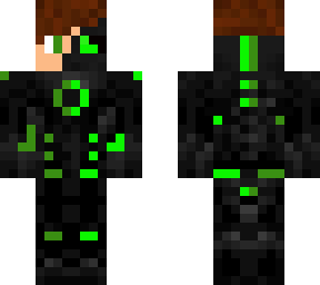 green and lime cyborg