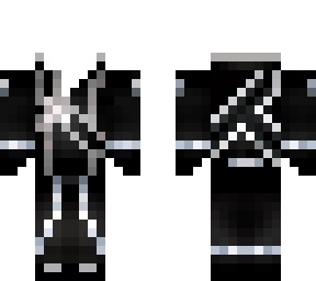 Kirito Black Cloak Minecraft Skin