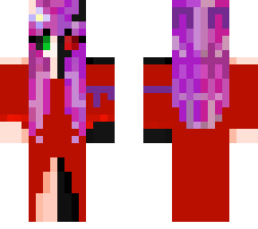 my oc dawns skin formal wear with a flower in her hair and 3 bows