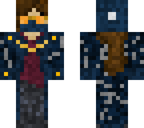 navy trenchcoat