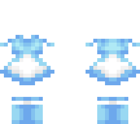 ob - baby blue maid dress