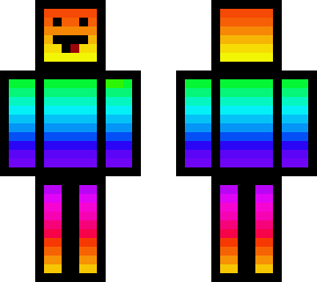 outlined rainbow