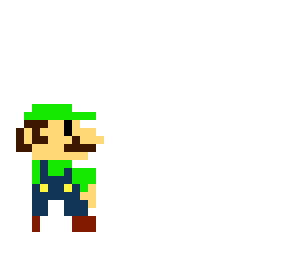 pixel luigi (super mario also read desc)