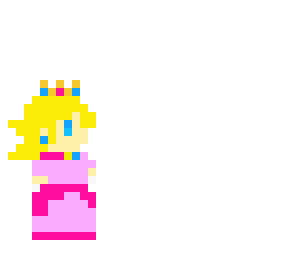 pixel peach (super mario)
