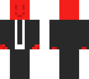 red dude with suit