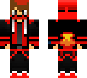 red fire  man