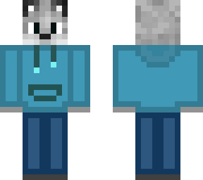 wolf in a hoodie