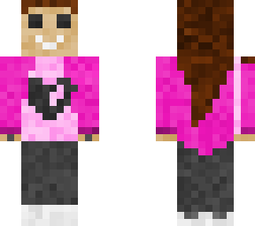 a minecraft skin based on my sister