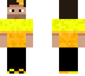 auron amarillo y naranja