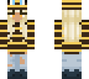 bee girl w/ blonde hair