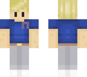 blonde boy v2 with ribbon