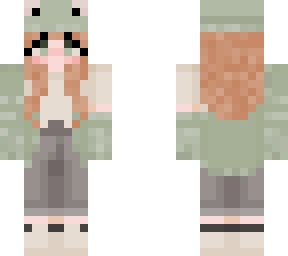 blonde frog girl