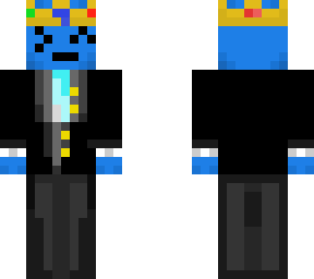 blue angry face