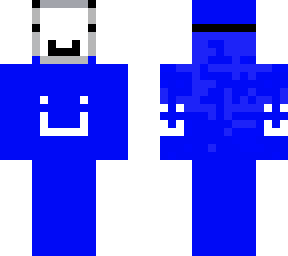 blue happy skin