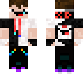 cool white and black shirt boy